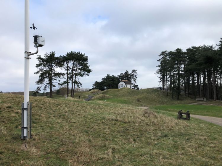 Het nieuwe weerstation Het nieuwe weerstation