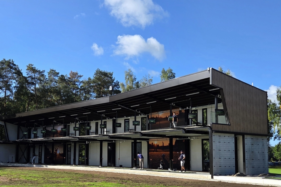 De nieuwe driving range van Golf- en Businessclub De Scherpenbergh